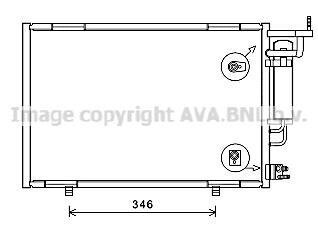 Радіатор кондиціонера AVA COOLING FD5615D