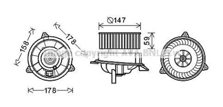 Компресор салону AVA COOLING FD8495