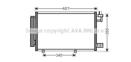 Радиатор кондиционера Ford Fiesta VI (08-) AVA AVA COOLING FDA5439D
