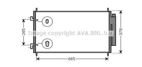 Радиатор кондиционера Honda CR-V 2,0-2,4i 2,2-CTDI 07> Denso ver.. AVA COOLING HD5214D