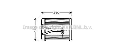 Радиатор отопителя салона Hyundai Sonata 99>04 AVA COOLING HY6119