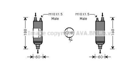 Осушувач кондиціонера AVA COOLING HYD117