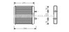 Радиатор отопителя салона Iveco Daily 01>06 MT-AT AC+/- AVA COOLING IV6048 (фото 1)