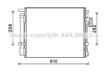 Радіатор кондиціонера AVA COOLING KAA5149D