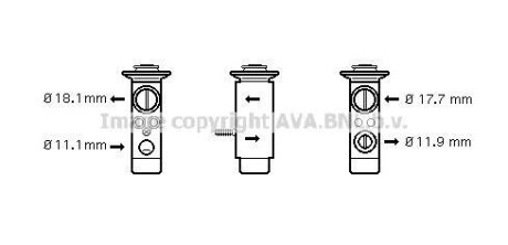 Расширительный клапан AVA COOLING MS1124