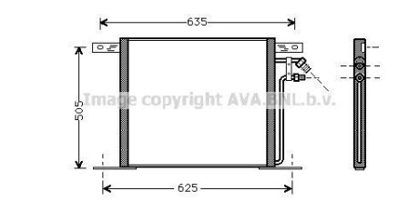 Радиатор кодиционера AVA COOLING MS5220