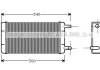 Радіатор опалювача салону MB G-class 463 AVA COOLING MS6108 (фото 1)