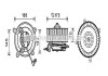 Вентилятор опалювача салону Mercedes-Benz E-class (W210) (96-03) auto AC (AVA COOLING MS8621 (фото 1)