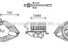 Вентилятор опалювача салону MB Vito V638 AC+ AVA AVA COOLING MS8627 (фото 1)