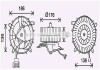Вентилятор обігрівача салону Mercedes-Benz S-class (W220) (98-05) AVA AVA COOLING MS8689 (фото 1)