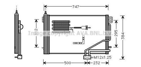 Радиатор кодиционера AVA COOLING MSA5298D