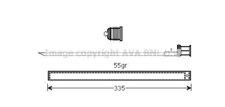 Осушитель кондиционера MB C204, E212. AVA COOLING MSD601