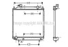 Радиатор, система охлаждения двигателя AVA COOLING MZ2171 (фото 1)