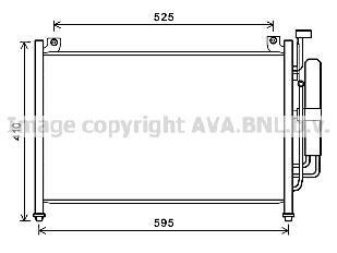 Радіатор кондиціонера AVA COOLING MZA5236D
