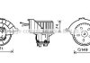 Вентилятор опалювача салону Opel Astra G AC+ AVA AVA COOLING OL8627 (фото 1)