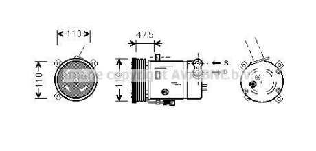 Компрессор AVA COOLING OLAK277