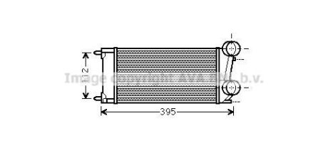 Охладитель наддувочного воздуха AVA COOLING PEA4343