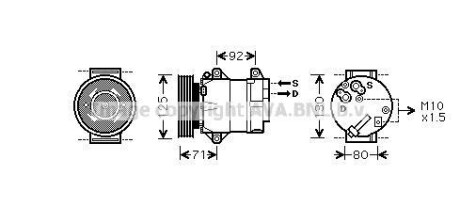 Компрессор AVA COOLING RTAK103