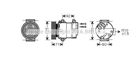 Компрессор AVA COOLING RTAK441