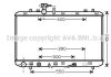 Радиатор охлаждения двигателя Suzuki SX4 (06-15) 1,5i 1,6i AT, AVA COOLING SZA2085 (фото 1)