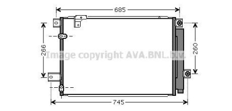 Радиатор кодиционера AVA COOLING TOA5409D