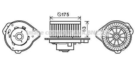 Компрессор салона AVA COOLING VO8174