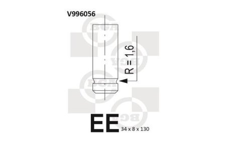 Клапан двигателя BGA V996056