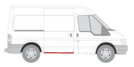 Ремкомплект бічної панелі кузова BLIC 6505062509001P