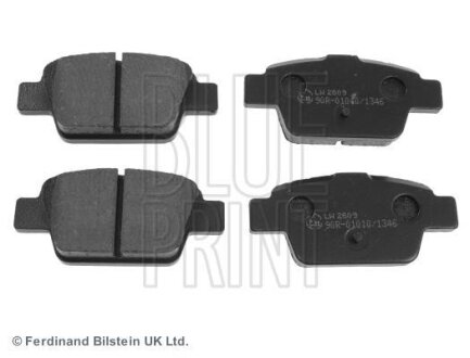 Комплект гальмівних колодок BLUE PRINT ADL144204
