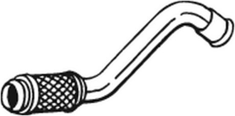 Глушник, алюміній. сталь, передня частина CITROEN C4 08-10 BOSAL 700225