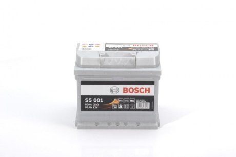 Акумулятор 12В/52Аг/520А/11,97кг BOSCH 0 092 S50 010