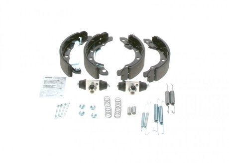 A_Колодки тормозные бараб. + кол.цил. SUPER PRO VAG 80/Arosa/Golf/Lupo R&#039;1,0-1,886-05 BOSCH 0204113590 (фото 1)
