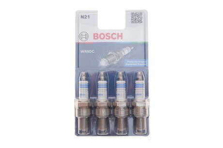 Свеча WR9DC (0.8),4ШТ. BOSCH 0242225960