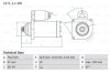 Стартер BOSCH 0986020330 (фото 1)