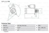 Стартер BOSCH 0986020870 (фото 1)