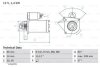 Стартер BOSCH 0986021651 (фото 1)
