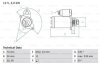 Стартер BOSCH 0986023240 (фото 1)