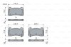 Комплект гальмівних колодок BOSCH 0986424388 (фото 7)