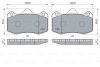 Комплект гальмівних колодок BOSCH 0986424399 (фото 7)