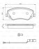 Комплект гальмівних колодок BOSCH 0986424679 (фото 1)