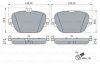 Комплект гальмівних колодок BOSCH 0986424858 (фото 1)