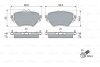 Комплект гальмівних колодок BOSCH 0986424878 (фото 1)