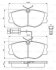 Комплект гальмівних колодок BOSCH 0986460942 (фото 1)