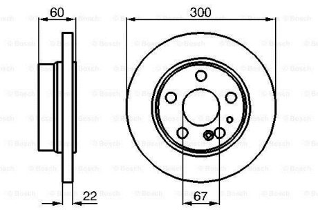 Диск тормозной MB W140 W220 R BOSCH 0986478566