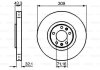 Диск тормозной BOSCH 0 986 479 027 (фото 1)