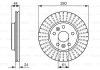 Тормозной диск BOSCH 0986479611 (фото 1)