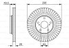 Тормозной диск BOSCH 0986479664 (фото 1)