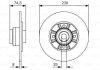 Тормозной диск BOSCH 0986479760 (фото 1)