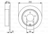 ДИСК тормозной задний BOSCH 0 986 479 A39 (фото 1)