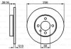 ДИСК тормозной передний COATED BOSCH 0 986 479 B30 (фото 6)